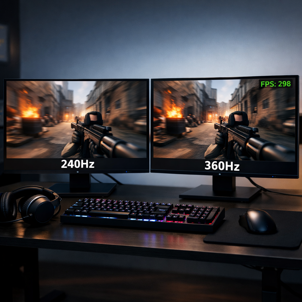 240Hz vs 360Hz: Which Gaming Monitors Actually Boost Performance