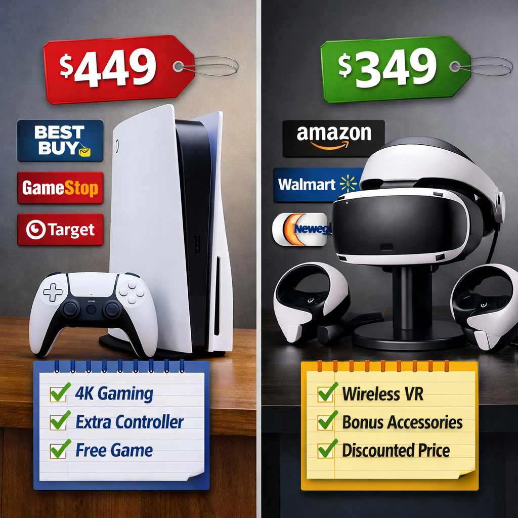 Compare Console And VR Headset Bundle Offers Across Top Stores