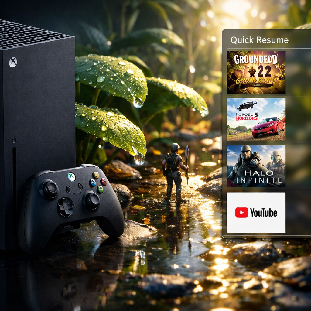 Grounded 2 on Xbox Series X|S: Quick Resume, Ray Tracing?