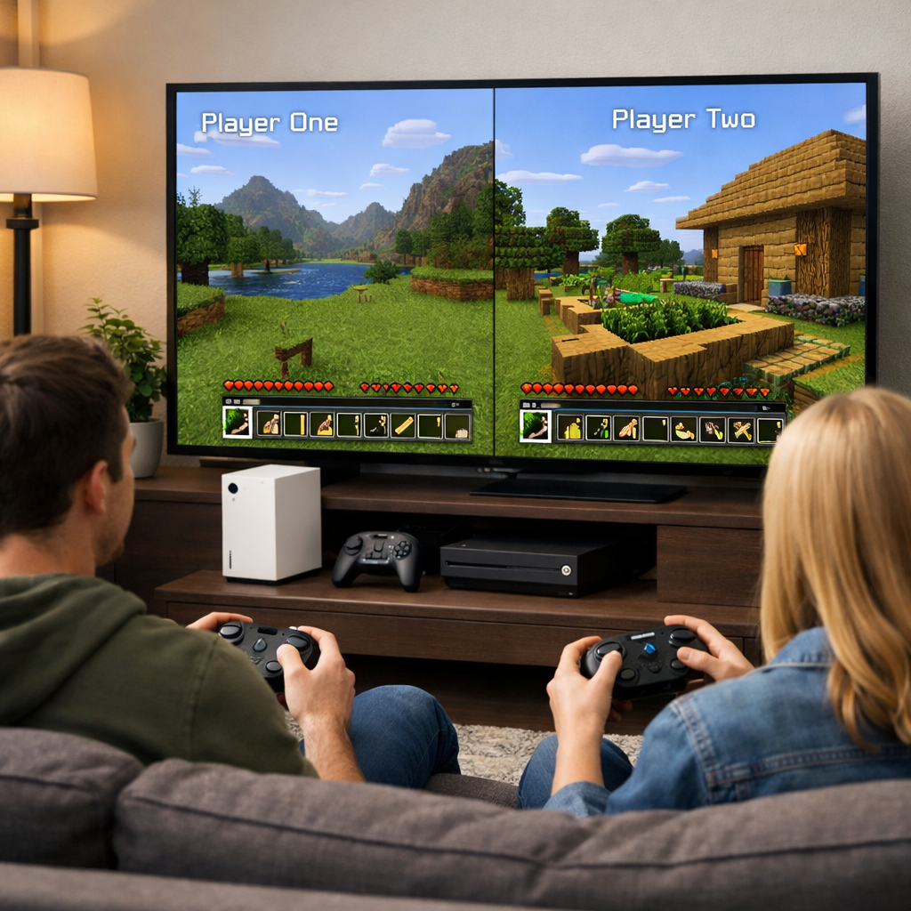 Minecraft Xbox Split-Screen and Local Co-Op: 2026 Guide