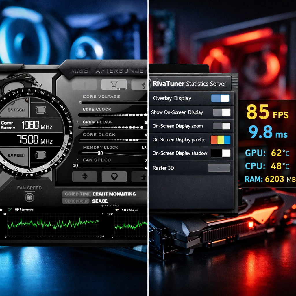 MSI Afterburner vs RivaTuner: Best Overclocking Software for Gaming PCs