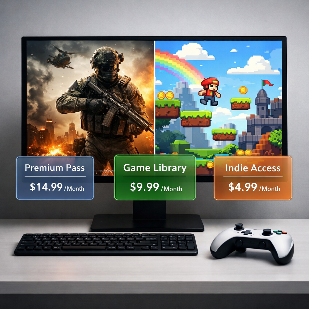 Which PC Game Subscription Delivers Most Value for AAA, Indies?