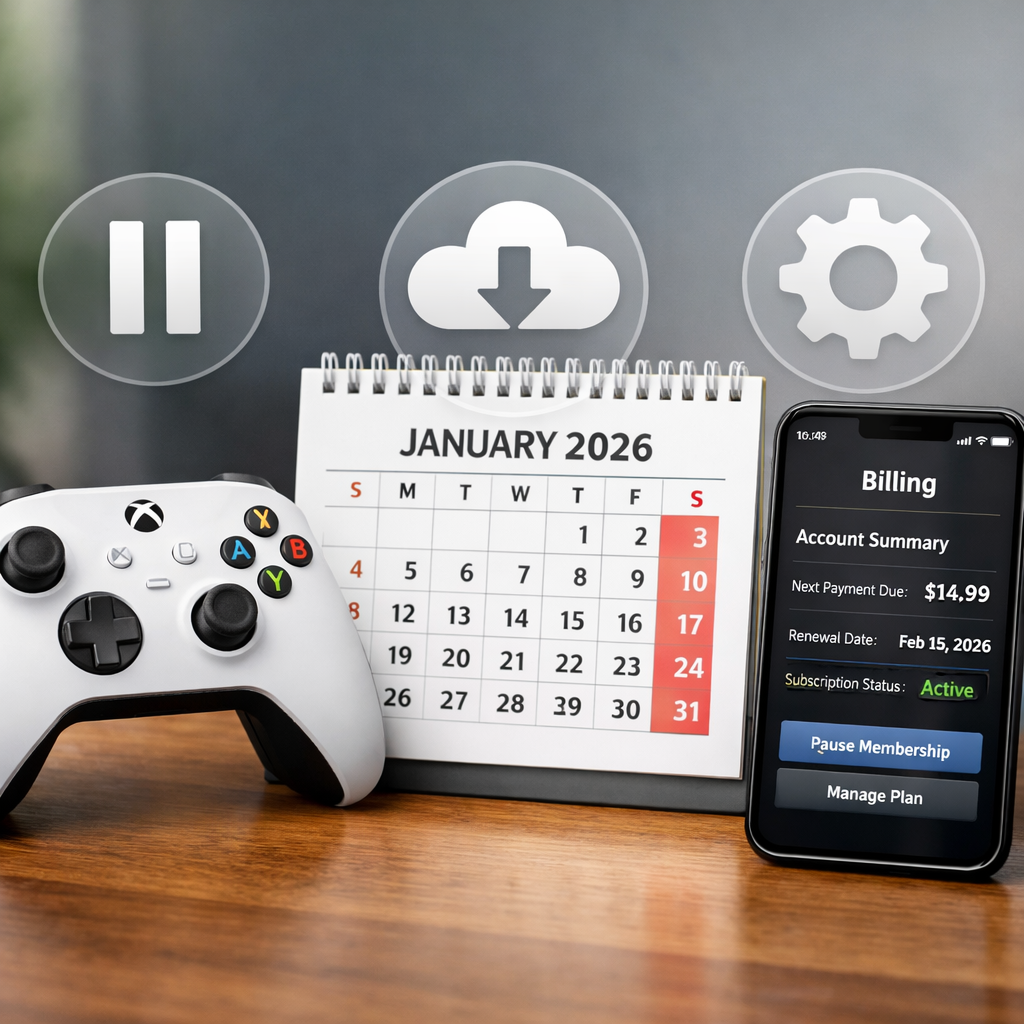 Xbox Game Pass Pause Options 2026: Billing, Saves, Smart Workarounds